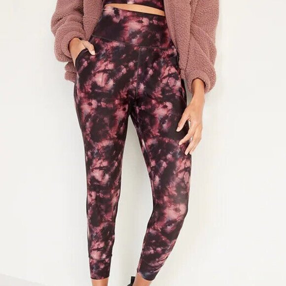 NWT Old Navy PowerSoft 7/8-Length Joggers Pants High-Rise High-Waisted Women M - Picture 2 of 8